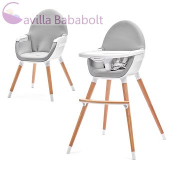 KINDERKRAFT Etetőszék FINI grey