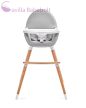 KINDERKRAFT Etetőszék FINI grey