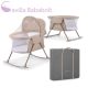 KINDERKRAFT Gyermek kiságy 3in1 Lovi Beige