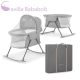 KINDERKRAFT Gyermek kiságy 3in1 Lovi Gray