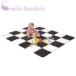 KINDERKRAFT Habszivacs puzzle szőnyeg Luno 150x180 cm Yellow, 30db