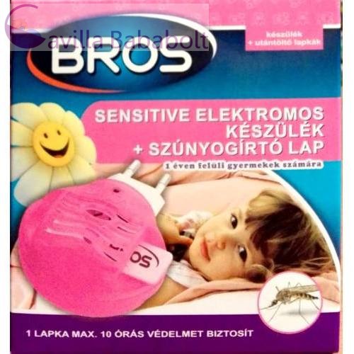 Bros Sensitive Elektromos Szúnyogirtó készülék + lapkák