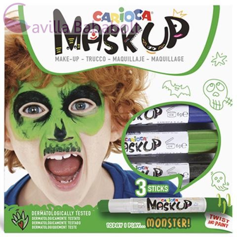 Carioca Maskup Szörny arcfestő szett 3 színnel