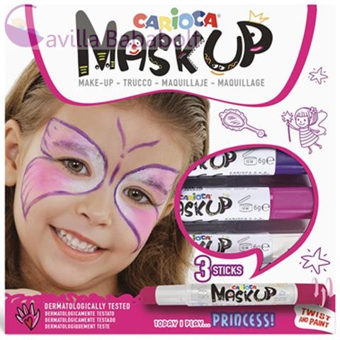 Carioca Maskup Hercegnő arcfestő szett 3 színnel