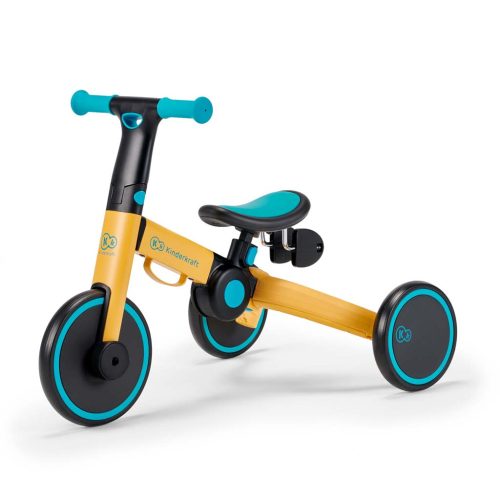 KINDERKRAFT Tricikli 4Trike, kankalin sárga