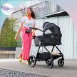 KINDERKRAFT SELECT Babakocsi kombinált Nea 2in1 Ash Pink, Premium