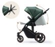 KINDERKRAFT SELECT Kombinált babakocsi 3in1 Prime 2 Dark Green, Premium