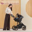 KINDERKRAFT SELECT 3 az 1-ben kombinált babakocsi Prime 2 Shadow Grey, Premium
