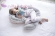 MOTHERHOOD 2in1 Cozy Nest + Junior Sleepy-C Grey Classics babafészek