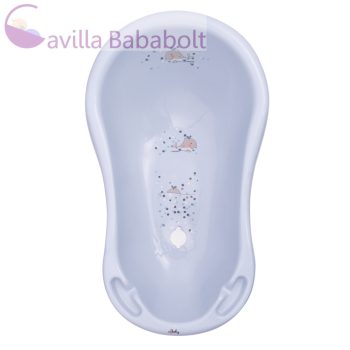   MALTEX Babakád leeresztő dugóval Bálna Minimal 84 cm - satin blue