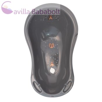   MALTEX Babakád leeresztő dugóval Lovacska Minimal 84 cm - steel grey