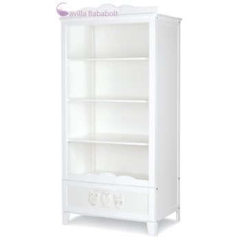   Klups Marsell nyitott állószekrény - fehér/bagoly (KIÁLLÍTOTT)