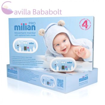   Milian légzésfigyelő - PRO 4db érzékelőlappal - Ikreknek