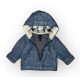 GAP Baby átmenti pamut kabát, Méret 56-62-es (0-3 hó)