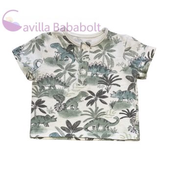 Tu dinos pamut póló, Méret 56-os (0-3 hó)