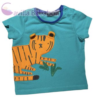 Next pamut tigrises póló, Méret: 50-56-os (0-3 hó)