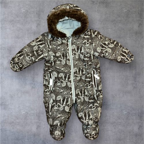 Nutmeg baba overál kesztyűvel Méret 62-68-as (2-6 hó)