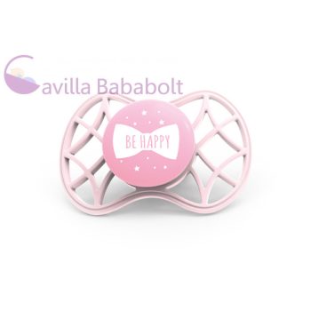   Nuvita Air.55 Cool! éjszakai fogszabályzós cumi védőkupakkal 0hó+ - Glow Cashmere Rose - 7064