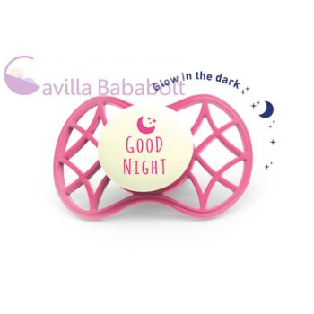   Nuvita Air.55 Cool! éjszakai cumi védőkupakkal 6hó+ - Glow Marsala - 7085