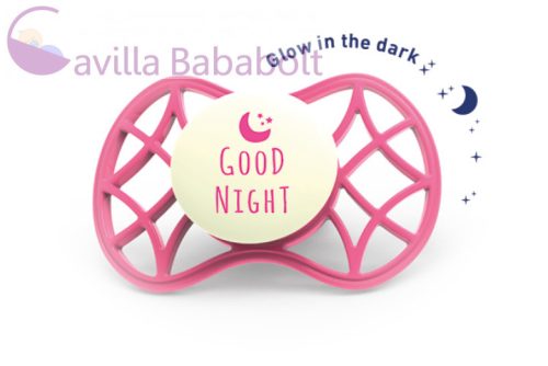 Nuvita Air.55 Cool! éjszakai cumi védőkupakkal 6hó+ - Glow Marsala - 7085
