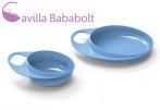 Nuvita EasyEating tál + tányér - cool blue - 8461  