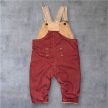 Nutmeg rókás farmer kertésznadrág, Méret 56-62-es (0-3 hó)