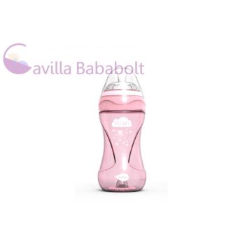 Nuvita Mimic Cool! cumisüveg 250ml - rózsaszín  - 6032