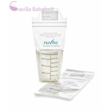 Nuvita anyatejtároló tasak 25 db,  180 ml 1252