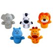 Playgo Szafari állatok 5db-os ujjbáb szett