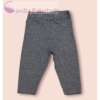   Csíkos gumis derekú pamut nadrág , Méret: 62-es (3-6 hó)