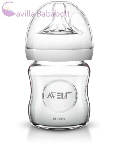  Philips Avent Natural üvegből készült Cumisüveg 120 ml 0% BPA (876434)