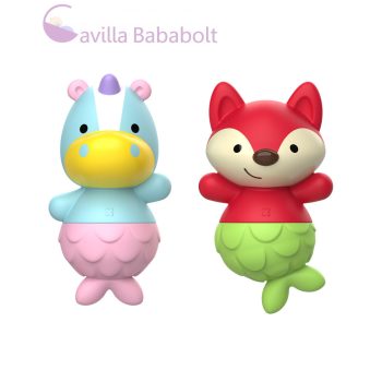   SKIP HOP ZOO MIX & MATCH FLIPPERS FÜRDŐJÁTÉK RÓKA ÉS UNIKORNIS