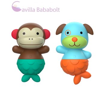   SKIP HOP ZOO MIX & MATCH FLIPPERS FÜRDŐJÁTÉK MAJOM ÉS KUTYA