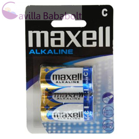 Maxell Alkáli baby elem 1.5V LR14 2db bliszteres csomagolásban