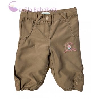 Bélelt, gumírozott derekú lányka nadrág , Méret: 68-as