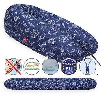   Formázható univerzális szoptatós párna pamut huzattal-BlueMarine