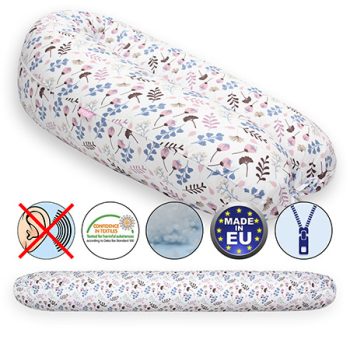   Formázható univerzális szoptatós párna pamut huzattal-PinkSpring