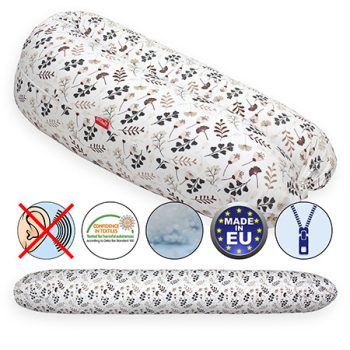   Formázható univerzális szoptatós párna pamut huzattal - Brown Spring