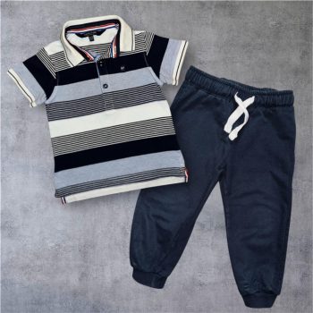 MAINE csíkos szett, Méret 92-es (18-24 hó)