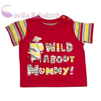 TU pamut rövidujjú póló, Méret 62-68-as (3-6 hó)