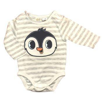 Ergee pamut hosszúujjú body, kombidressz, Méret 56-os 