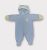 Bébi plüss rugdalózó, overál , Méret 56-62-es (0-3 hó)