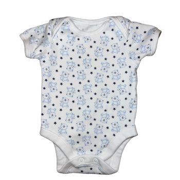   George pamut ujjatlan body, kombidressz, macik, Méret 56-62-es (0-3 hó)