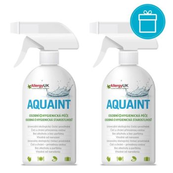   2x AQUAINT 500 ml100% természetes tisztító folyadék újszülött kortól