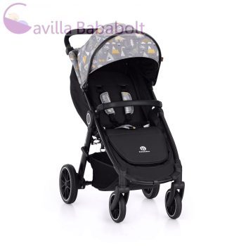   PETITE&MARS Sport babakocsi Street+ RWS Black + Napfénytető Limited 100 Prehistoric