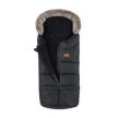 PETITE&MARS Téli szett Arctic 4in1 bundazsák + kézmelegítő kesztyű babakocsira Furry Forever Black