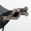 PETITE&MARS Téli szett Arctic 4in1 bundazsák + kézmelegítő kesztyű babakocsira Furry Forever Black