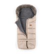 PETITE&MARS Téli szett Arctic 4in1 bundazsák + kézmelegítő kesztyű babakocsira Furry Rose Petal