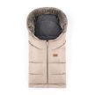 PETITE&MARS Téli szett Arctic 4in1 bundazsák + kézmelegítő kesztyű babakocsira Furry Rose Petal