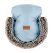 PETITE&MARS Téli szett Arctic 4in1 bundazsák + kézmelegítő kesztyű babakocsira Furry Sky Whisper